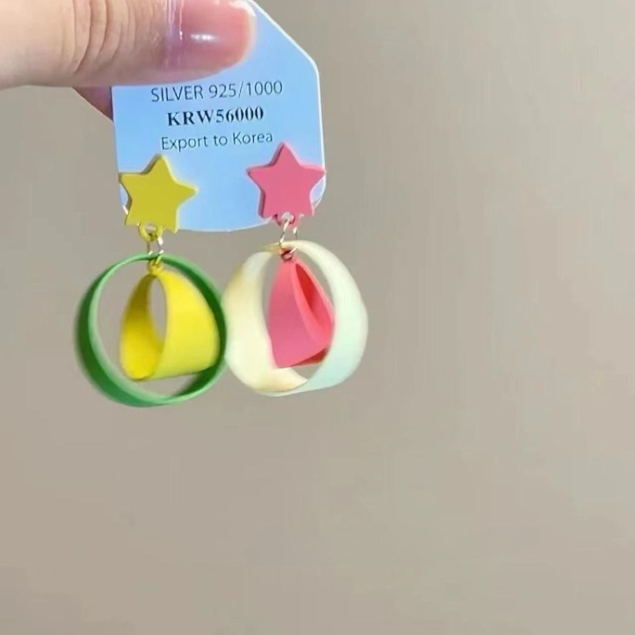Wholesale Colorful Summer Gorgeous Fireworks Earrings