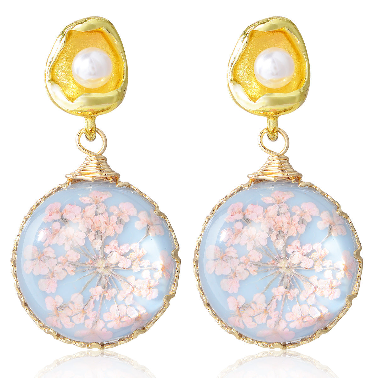 Wholesale Forest Earrings Mother of Pearl Earrings Luxury Earrings ACC-ES-YiN004