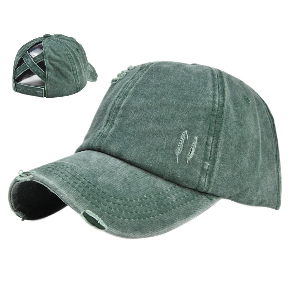 Wholesale Vintage Ripped Tie-Dye Baseball Cap ACC-HT-YMX008