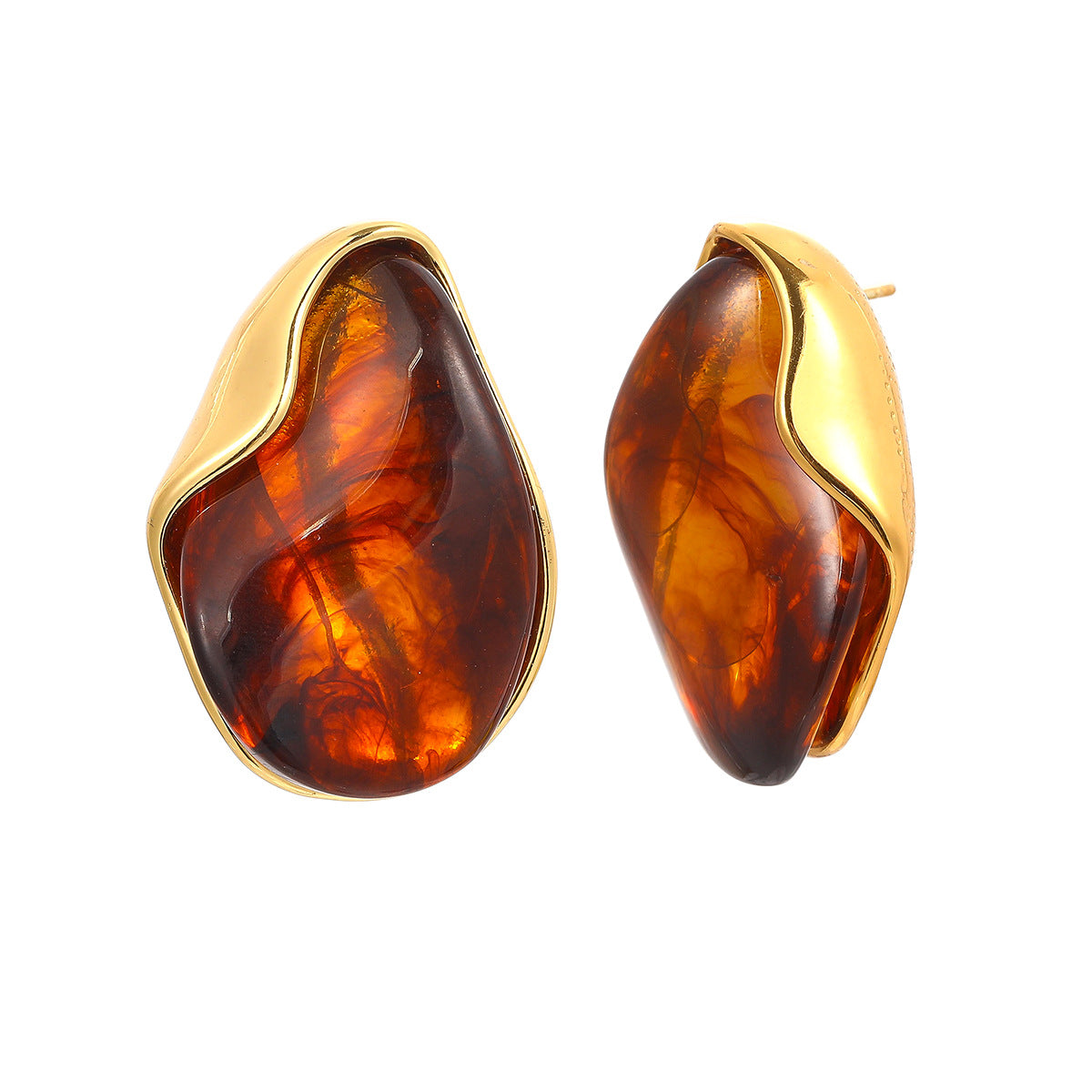 Wholesale Versatile Red Stainless steel Stud Earrings