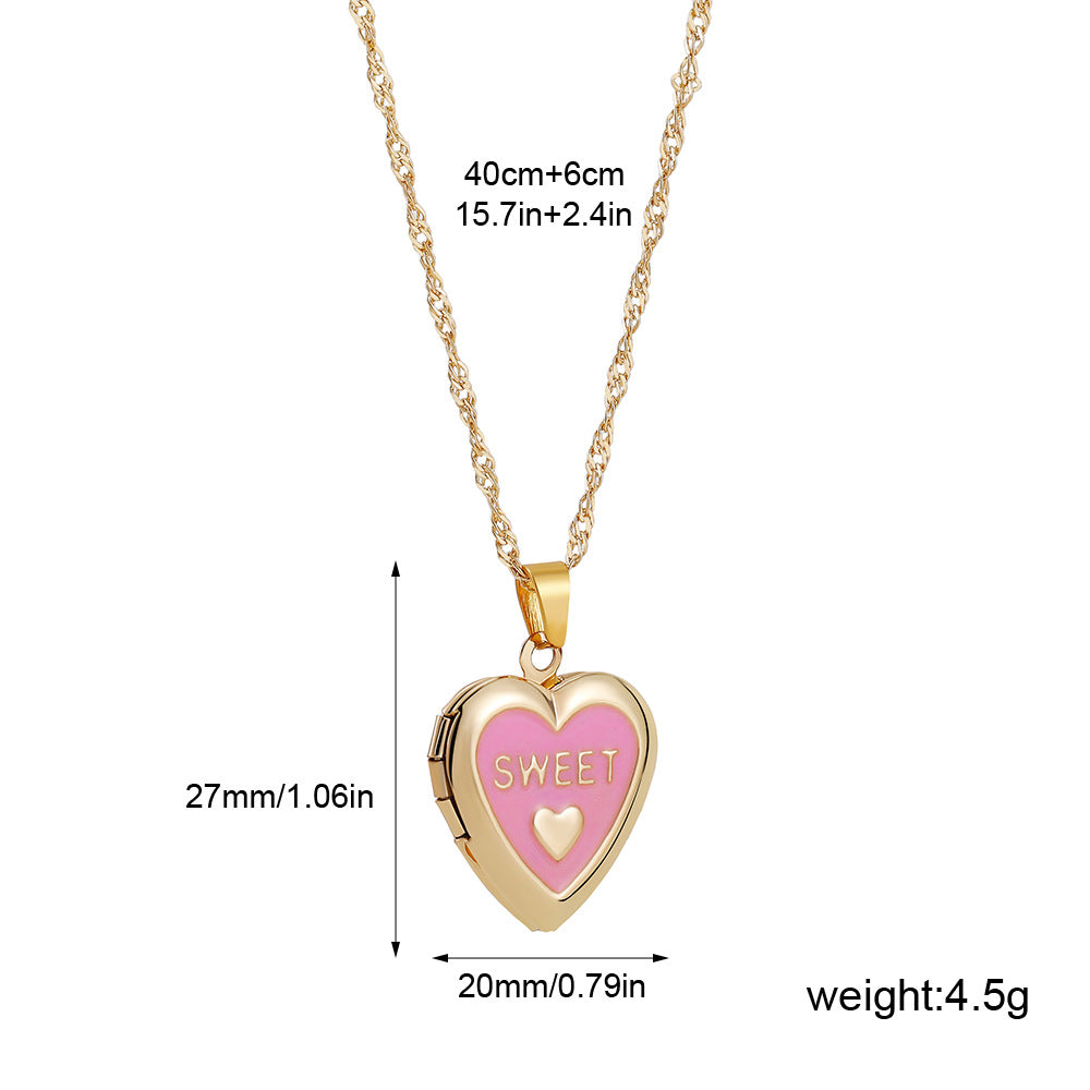 Wholesale  Stainless Steel 18K Gold Photo Necklace