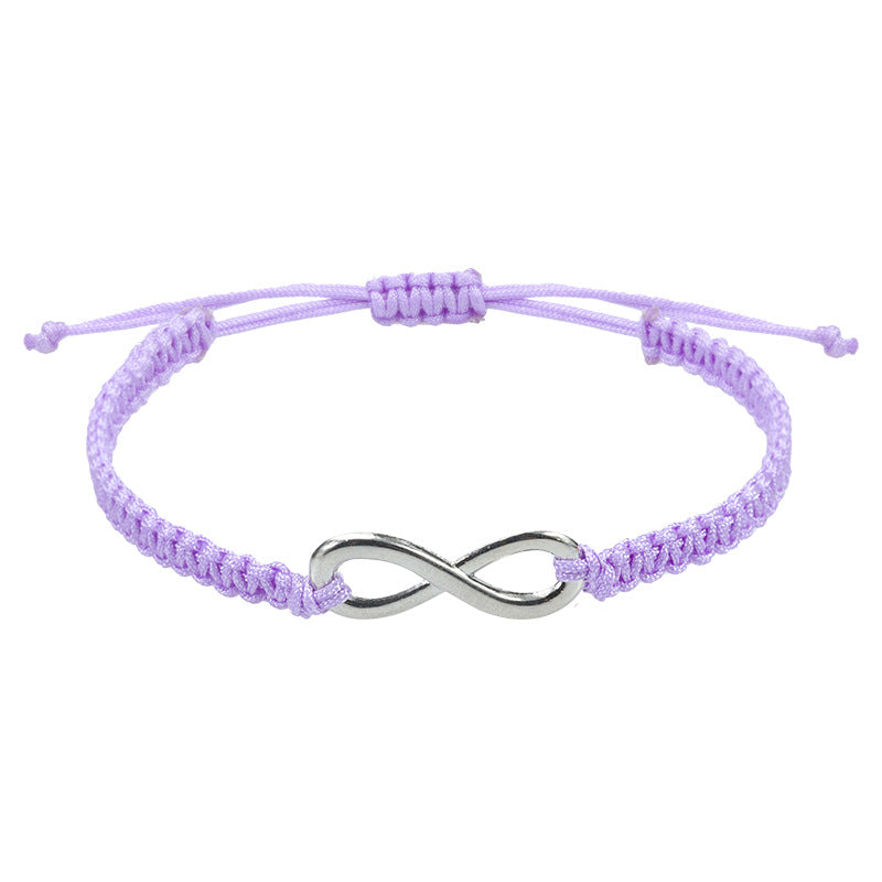 Wholesale  8-character Lucky Hand Rope Hand-woven Bracelet
