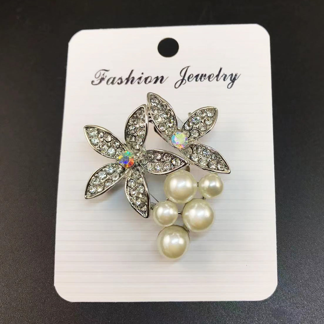 Wholesale Rhinestones Flower Bows  Brooches