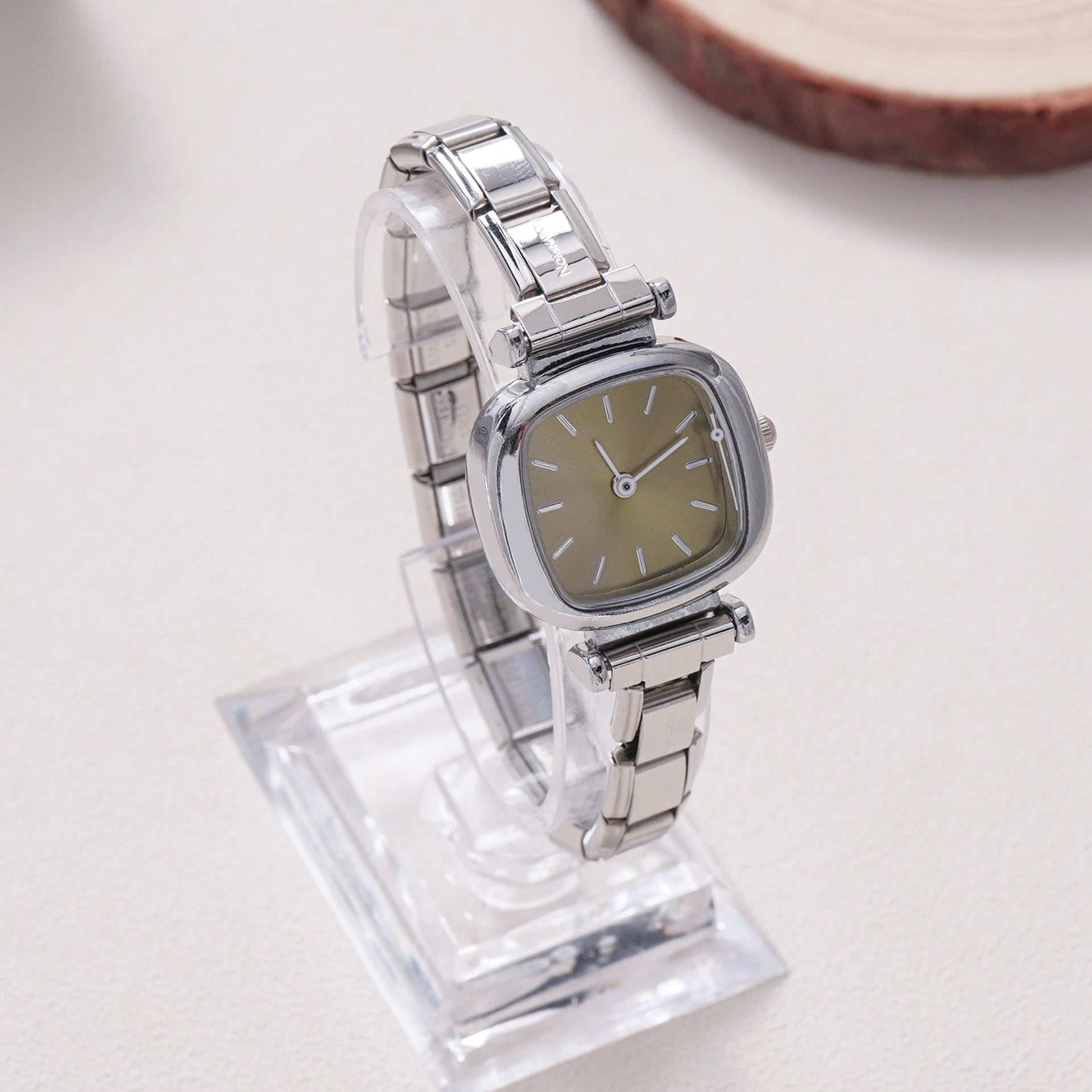 Wholesale Cross-Border Module Watch for Girls Niche Steel Band Casual Fashion Ladies Watch Female Student Bracelet