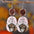 Wholesale western style retro  cow head  double-sided wooden earrings