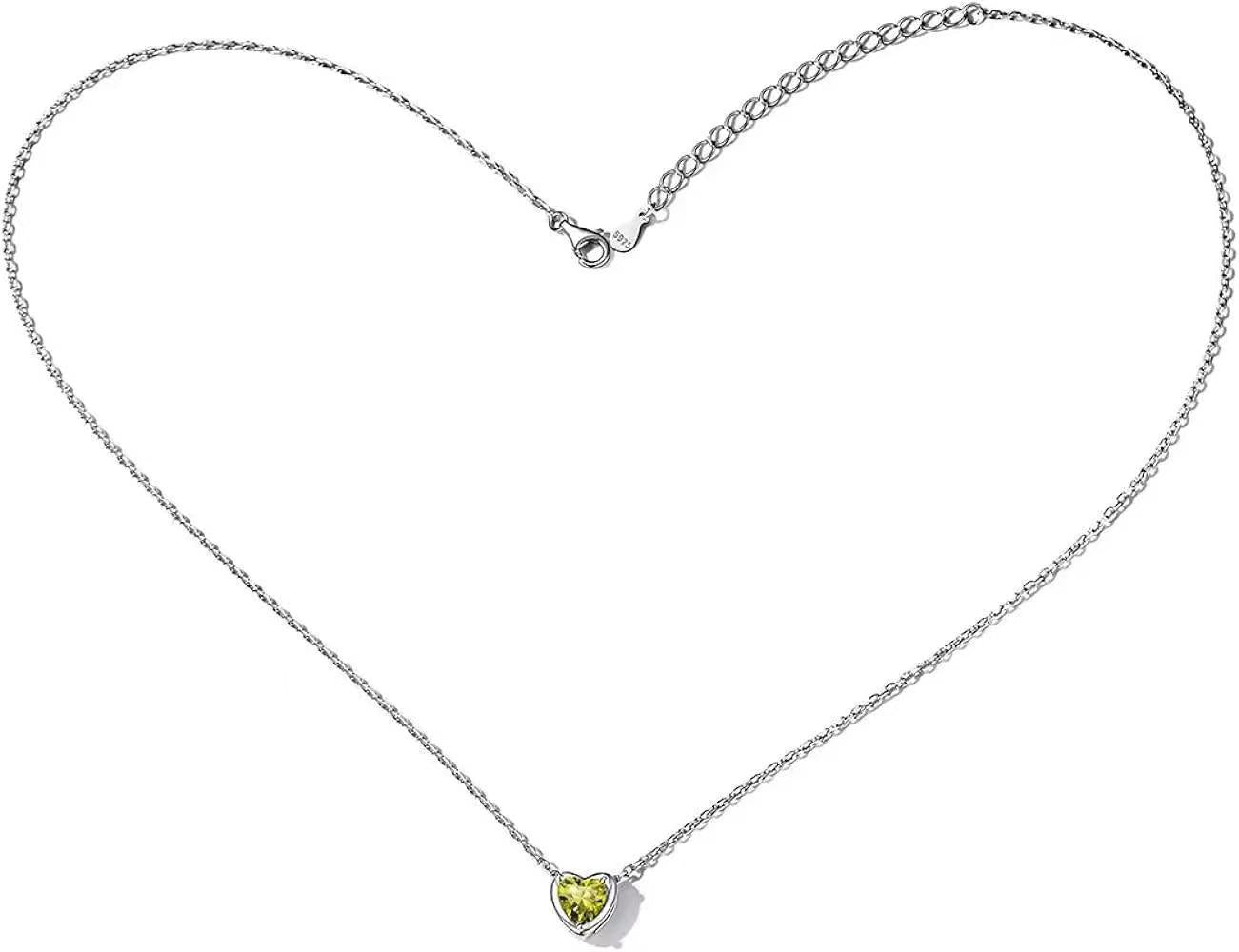 Wholesale carat heart shaped diamond love necklace