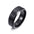 Wholesale  Men's  Electroplated Black Combination Stainless Steel Ring