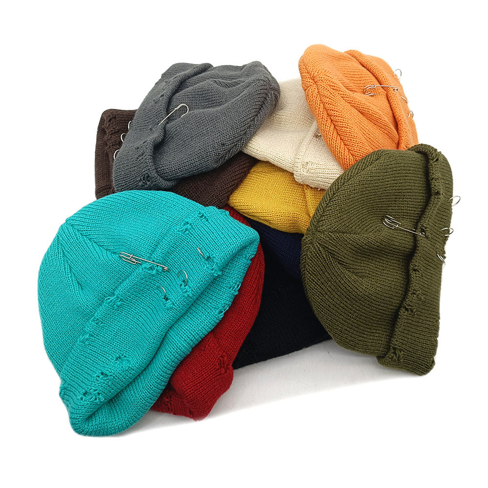 Wholesale Women' s Melon Hat  Fashionable Broken Hat