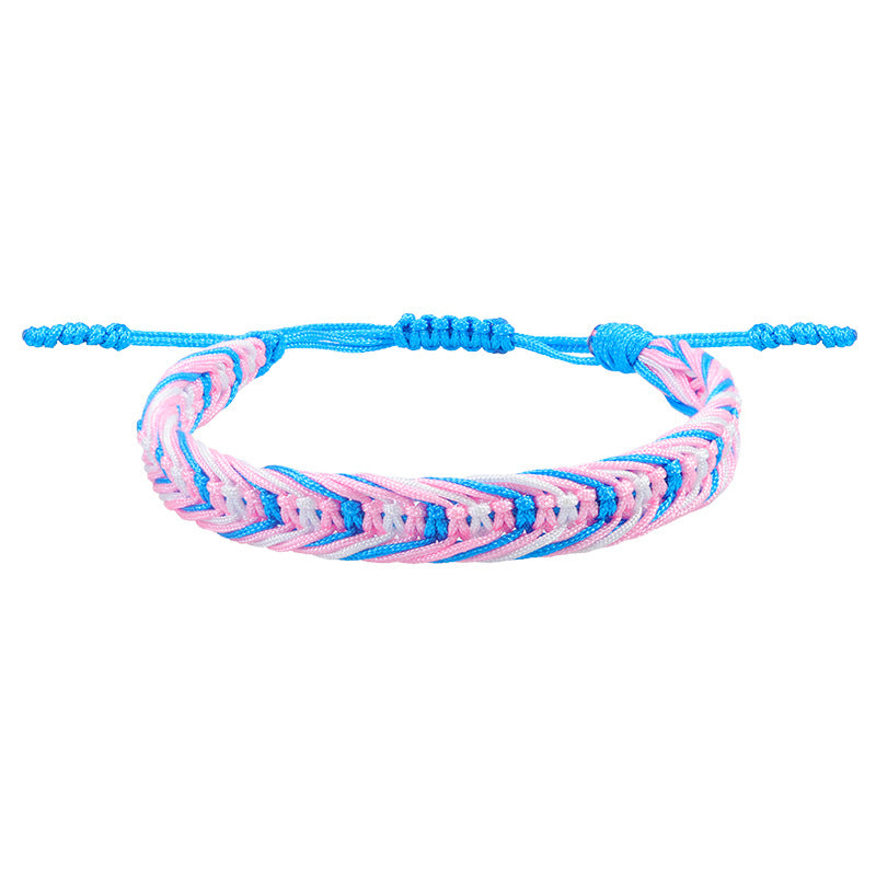 Wholesale Bohemian Style Colorful Woven Bracelets