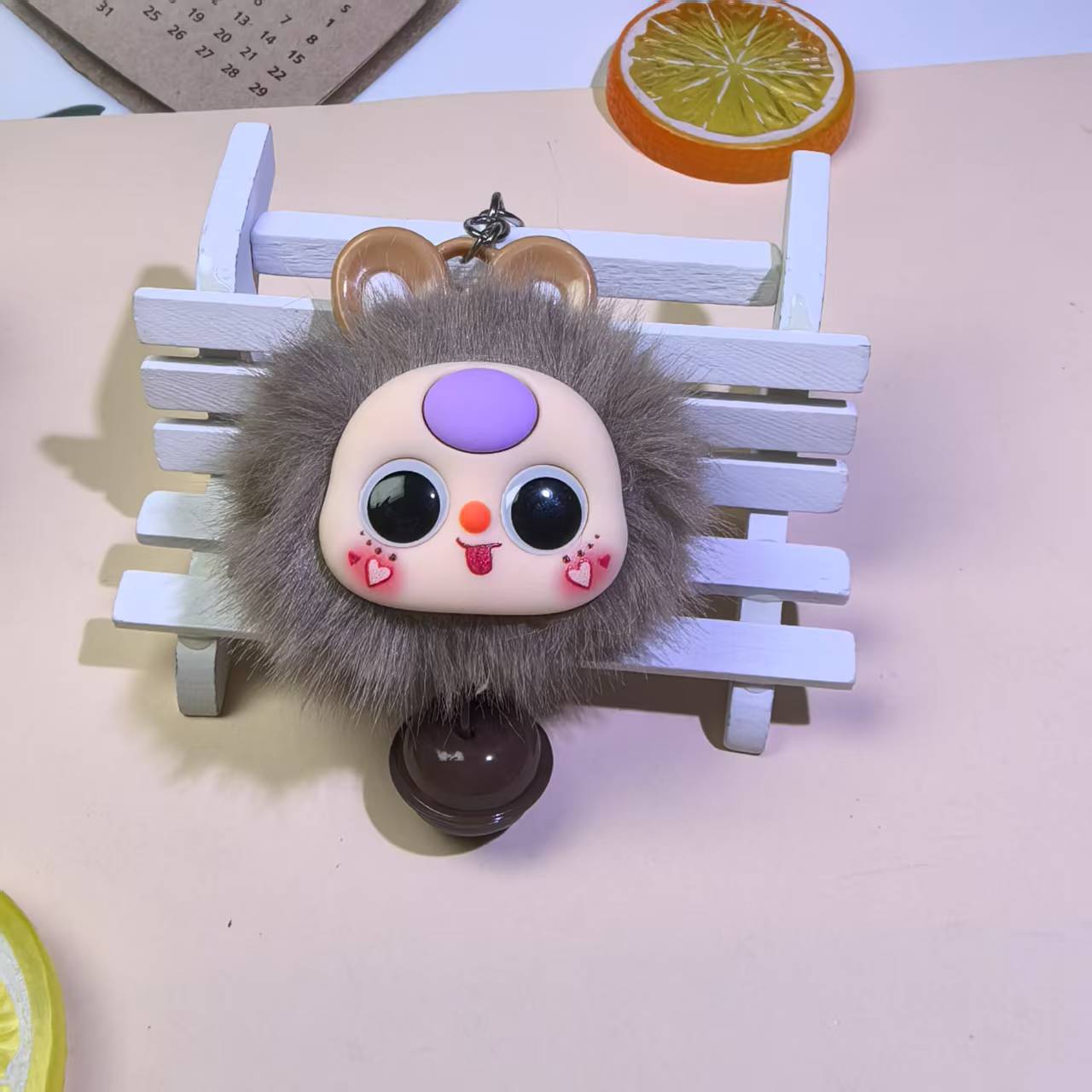 Wholesale Cute cartoon plush keychain