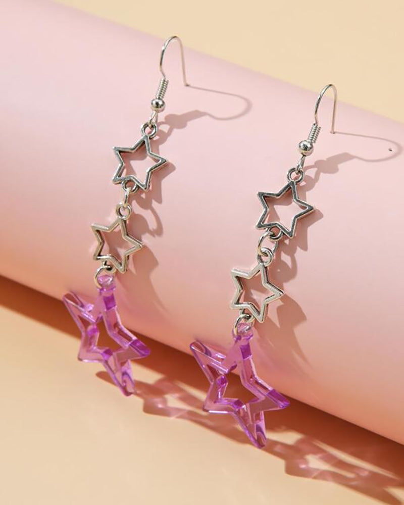 Wholesale  Hollow Star Women's Earrings