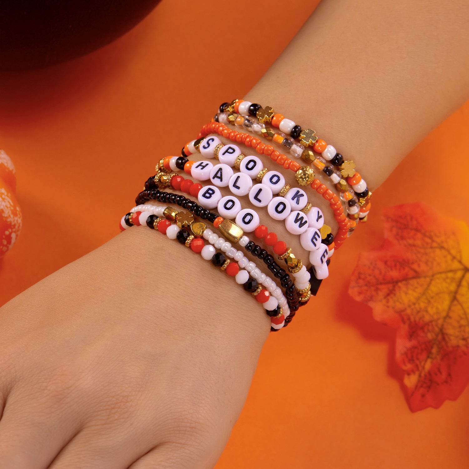 Wholesale Halloween Bracelet Bat Pumpkin Spider Pendant Bracelet