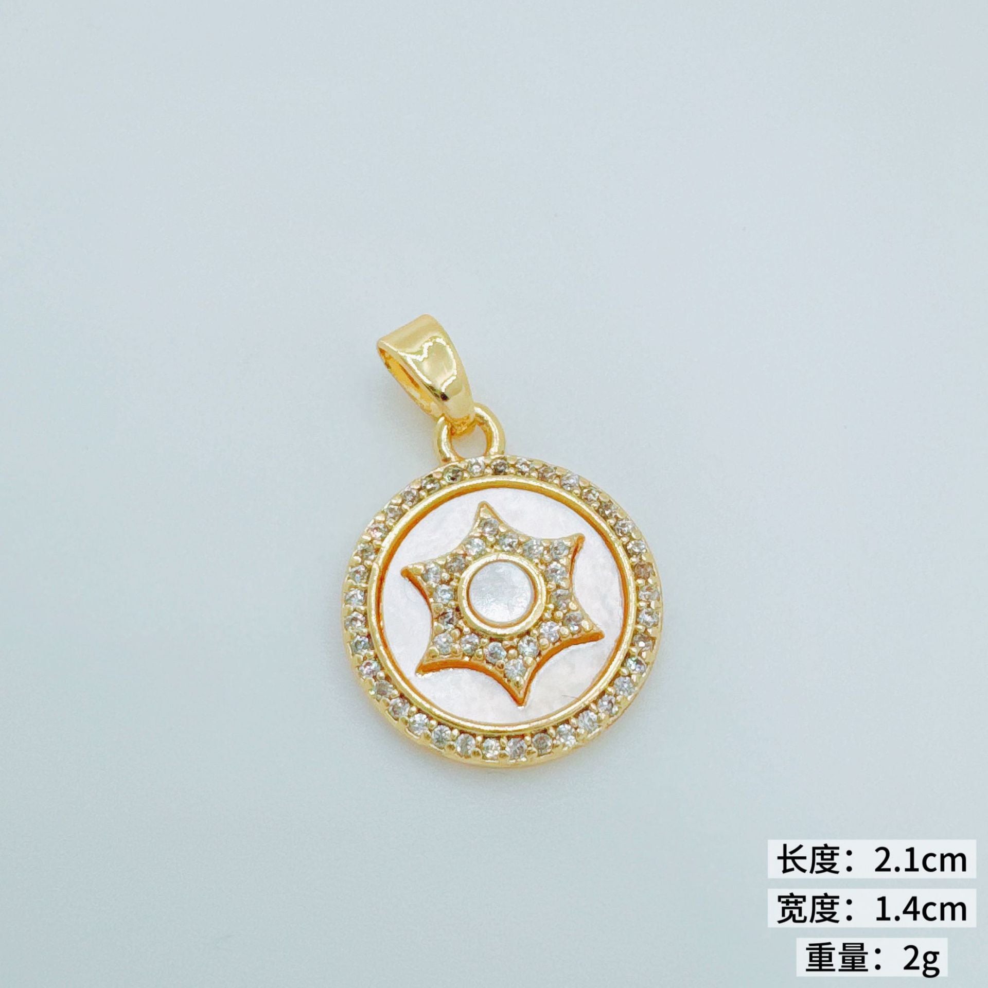 Wholesale Gold Plated Copper Pendant Necklace Japanese Korean Style Fashion Jewelry Accessory Gift