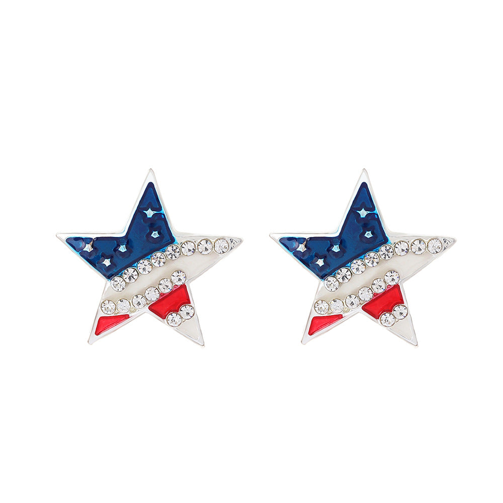 Wholesale American Independence Day Series Earrings