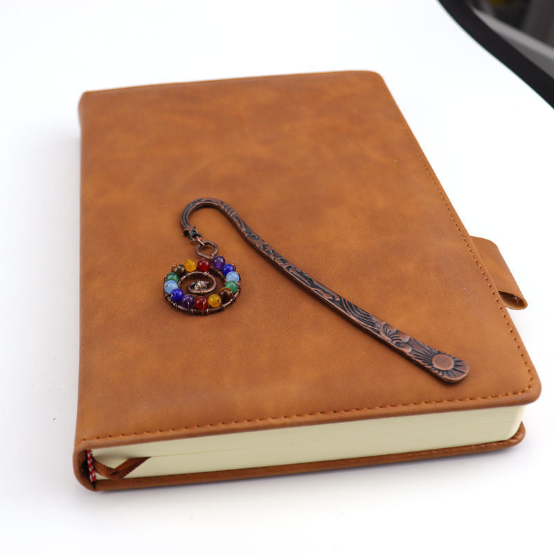 Wholesale Natural Stone Colorful Crystal Beads Conch Tree of Life Bookmark ACC-BM-HanX005