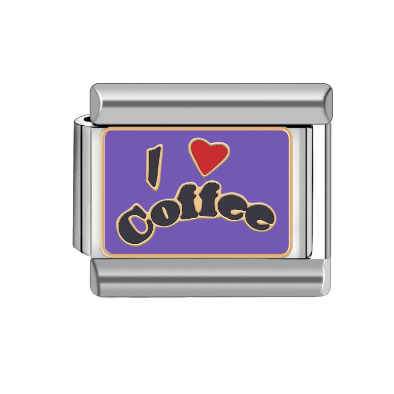 Wholesale Italian Charm Bracelet Stainless Steel Bracelet 9mm DIY Pattern Free Stitching Detachable Composable Bracelet ACC-BT-JL004