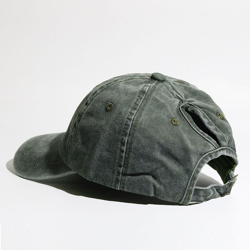 Wholesale Washed Ponytail Baseball Cap Hat ACC-HT-ChunQi001