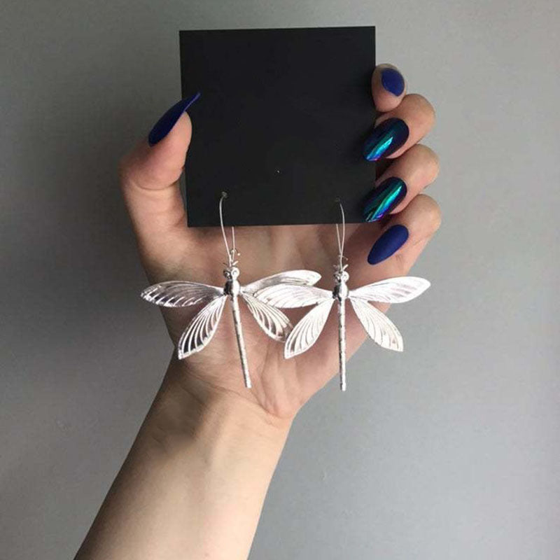 Wholesale Simple personality dragonfly earrings