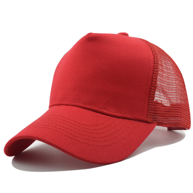 Wholesale Solid Color Five Panel Mesh Hat Baseball Cap ACC-HT-Xiny011