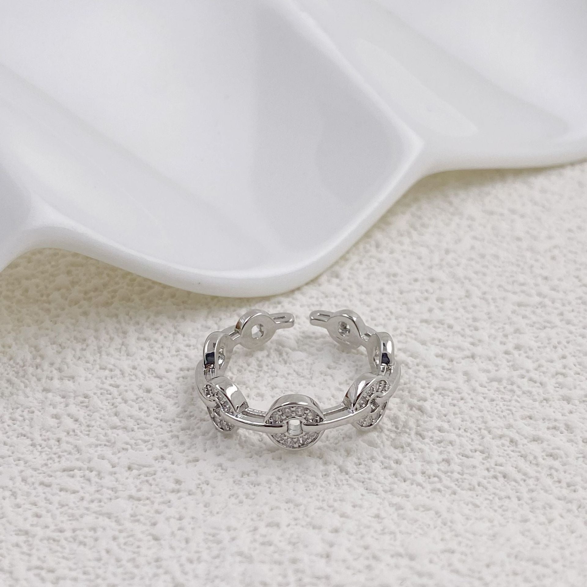 Wholesale  light luxury  adjustable opening ring