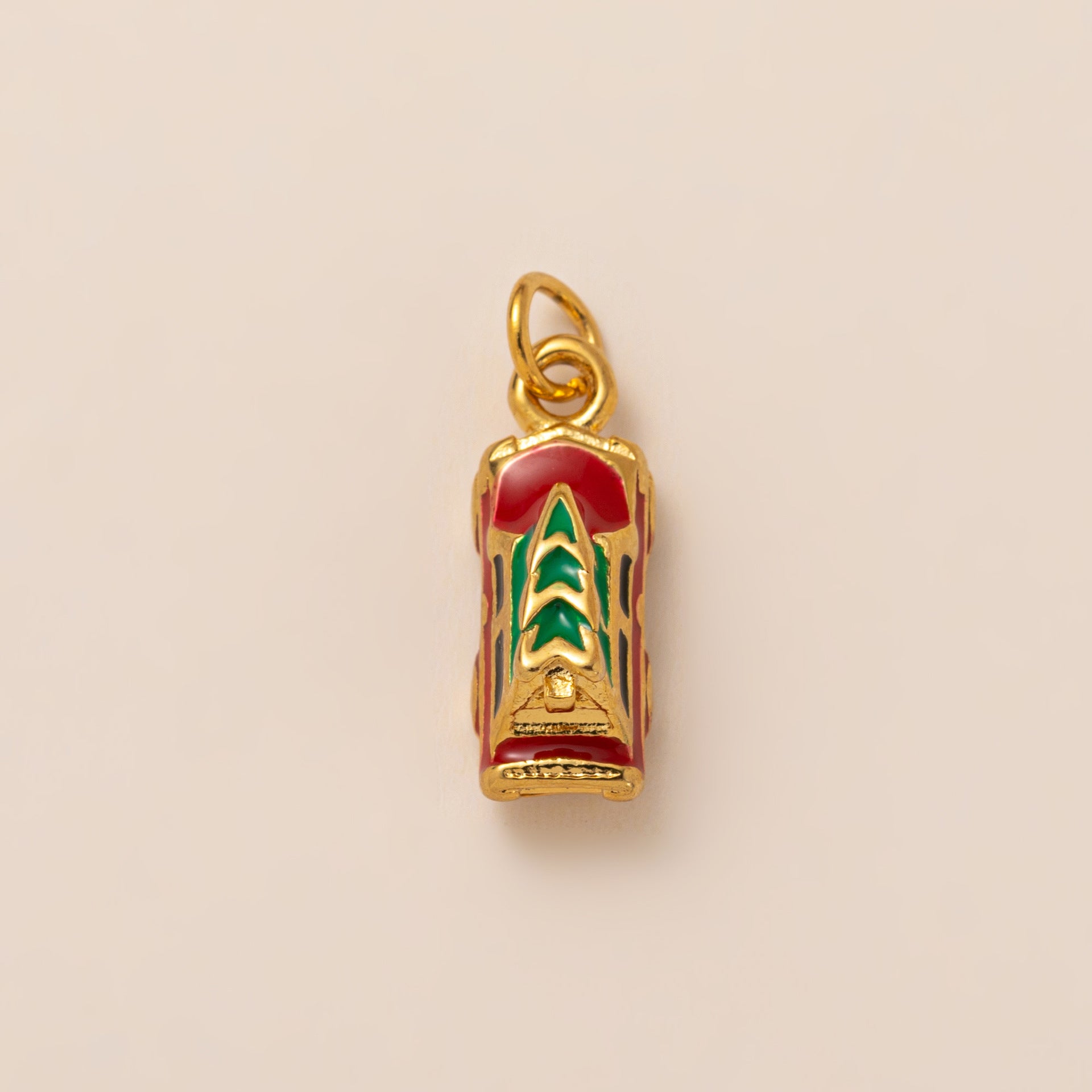 Wholesale Stainless Steel 18K Gold Plated Colorful Pendant Creative Holiday Food Design Chic Jewelry Accessory For Everyday Wear