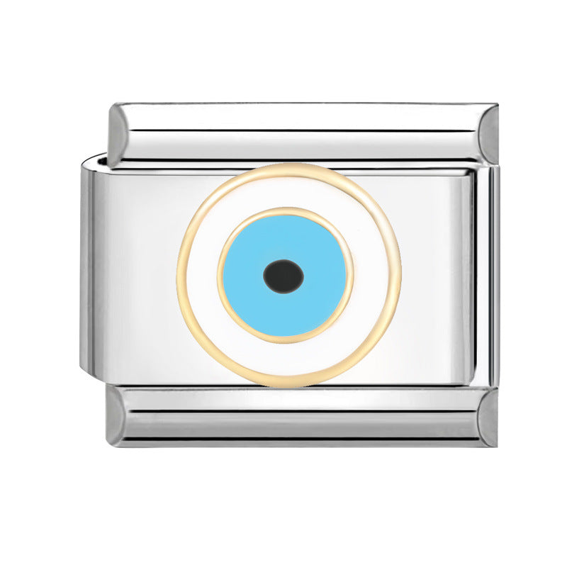 Wholesale  Italian Beaded Bracelet 9mm DIY Splicing Removable Stainless Steel Combinable Bracelet