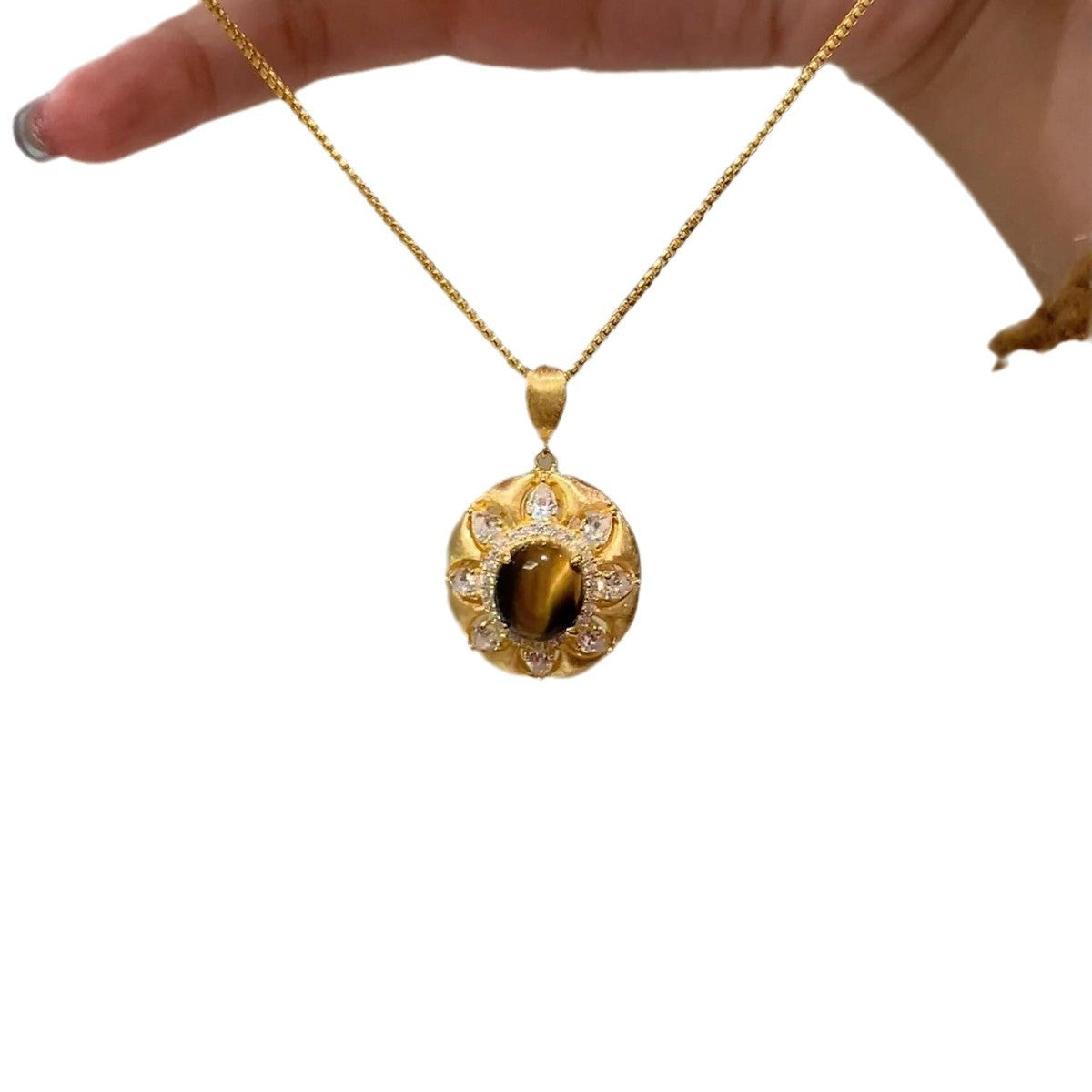 Wholesale  Sunflower Long Necklace