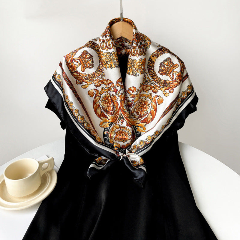 Wholesale 90cm Silk Scarf Large Square Scarf