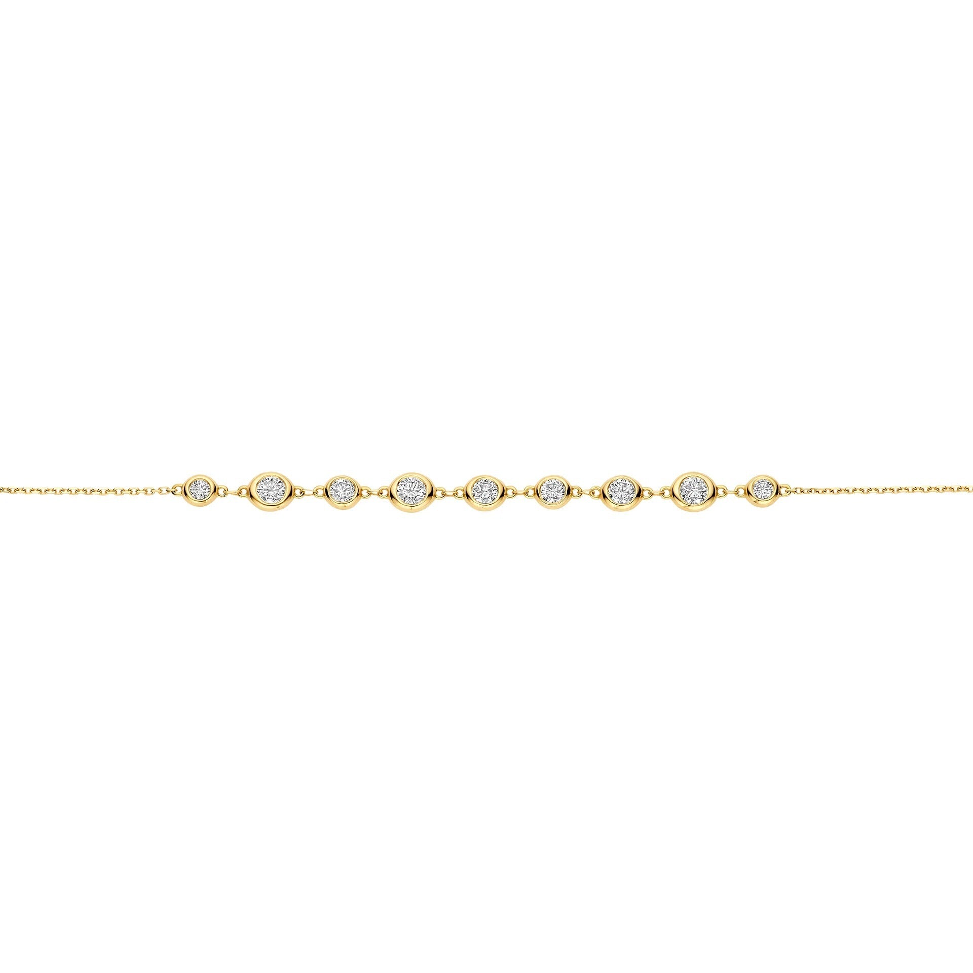 Wholesale Trendy Geometric Zircon Thin Chain Bracelet For Women Stainless Steel Jewelry Accessory Casual Gift Idea