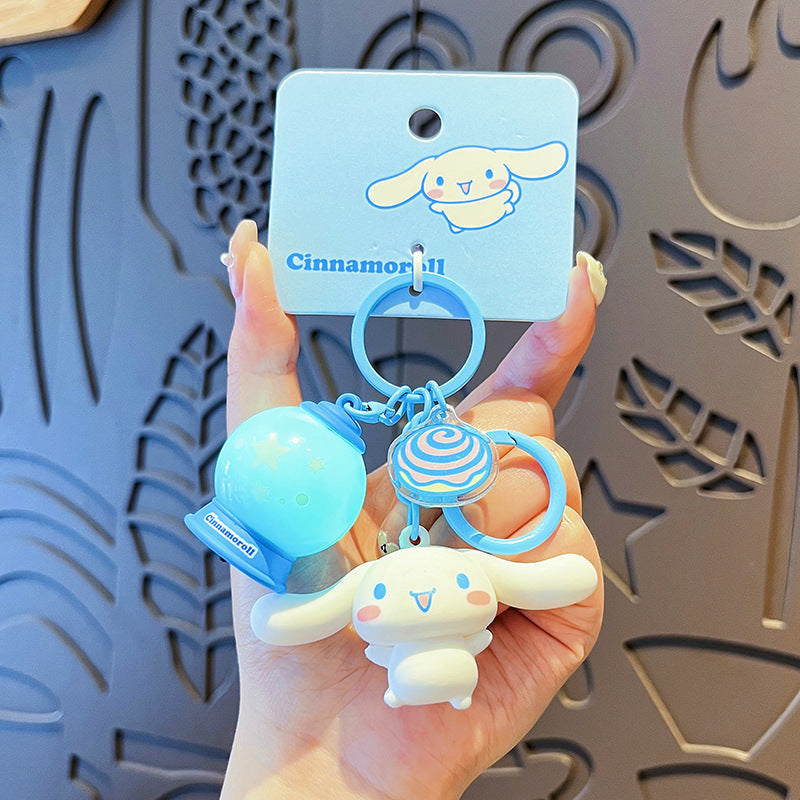 Wholesale Cartoon Ku Ku PVC Soft Keychain Creative Keychain ACCVIP-KC-HangLi009