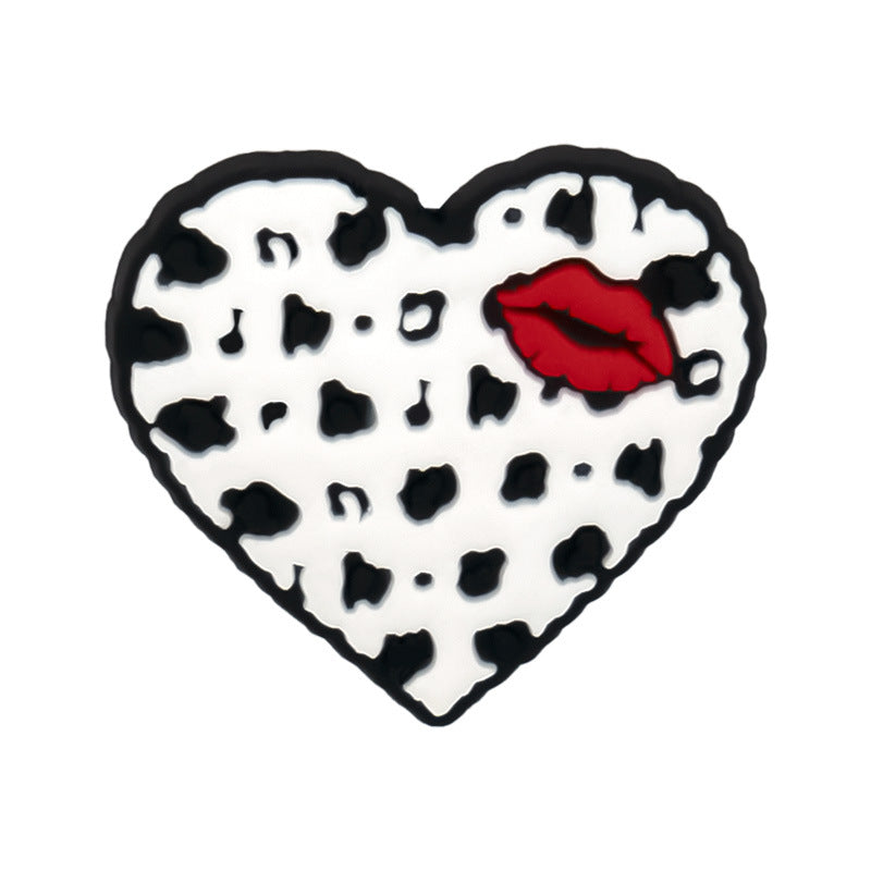 Wholesale Random 100pcs Leopard Print Series Shoes Accessories Shoes Charms