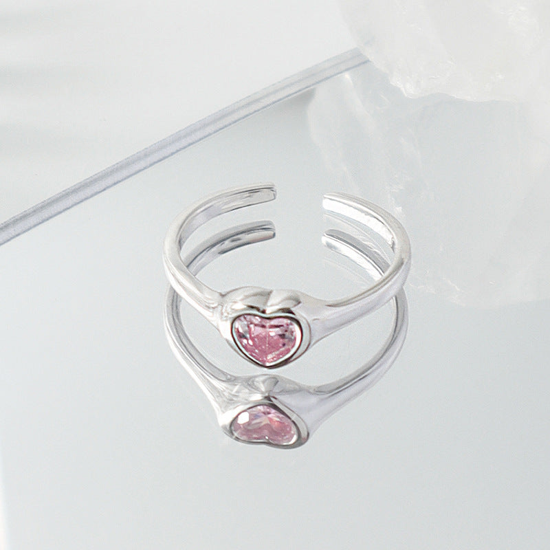 Wholesale Copper Drip Oil Butterfly Zircon Open Ring - Trendy Jewelry Accessory for Women,  Everyday Gift