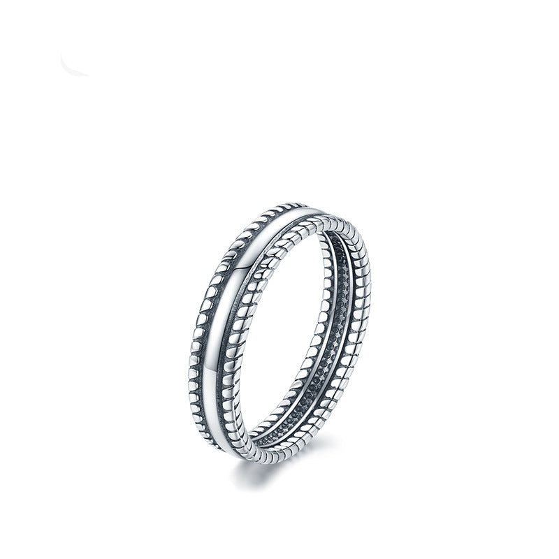 Wholesale s925 retro  sterling silver ring