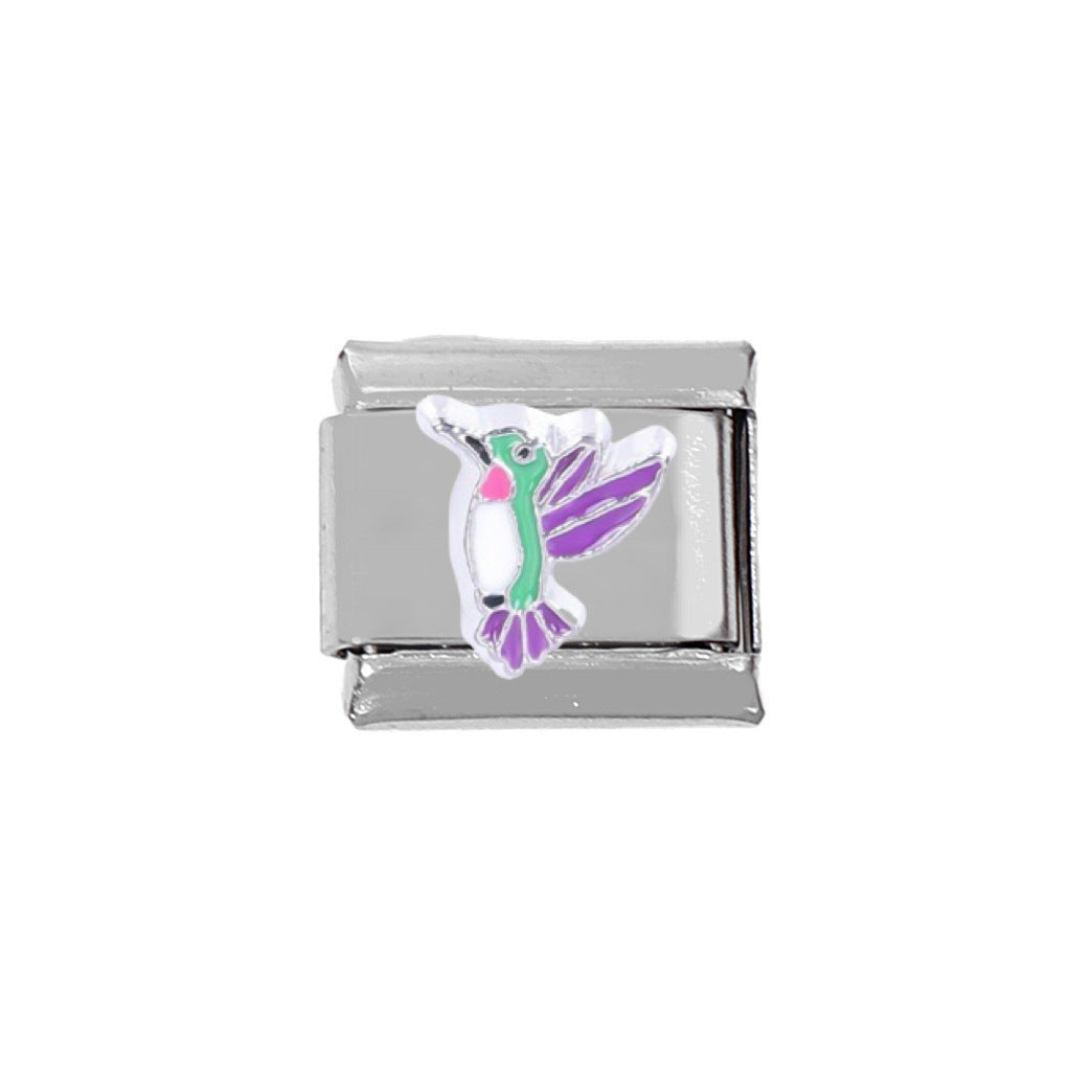 Wholesale 5pcs Italian Charm Bracelet Charm Module Stainless Steel Little Bee Butterfly Bracelet 9mm DIY Pattern Free Stitching Detachable Composable Bracelet ACC-BT-DaLiang017