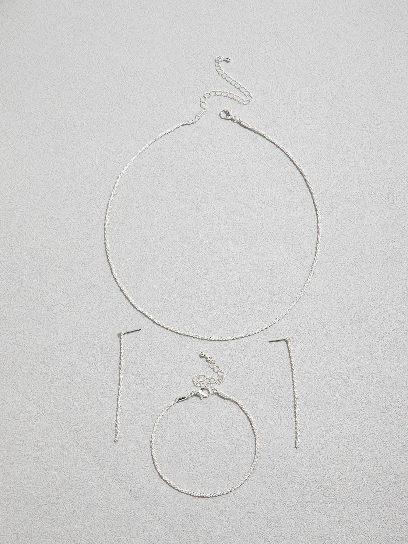 Wholesale  fashion shiny rhinestone necklace earrings bracelet suit