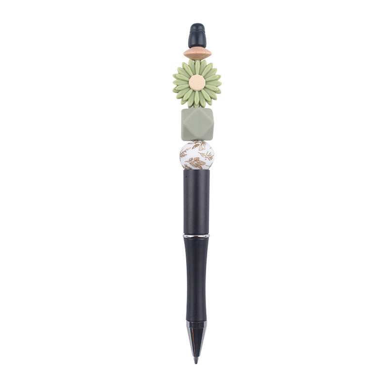 Wholesale Beaded Pen Gel Pen Creative DIY Cartoon Daisy Flowers  Pen