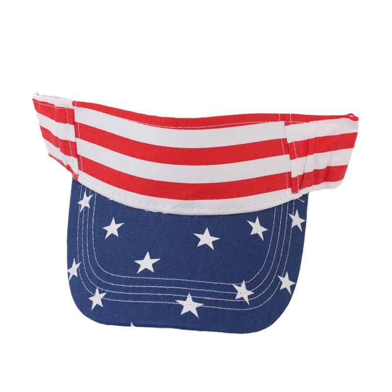 Wholesale American Independence Day Stars and Stripes Hollow Hat Sun Hat ACC-HT-YeTong001
