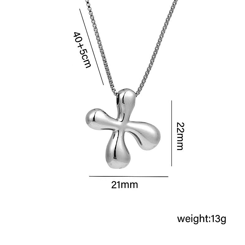 Wholesale Brass Glow Balloon Bubble Cute Chubby 26 English silver Letter Pendant Necklace