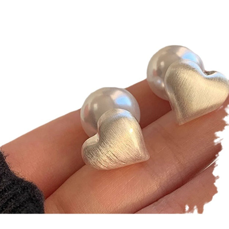 Wholesale Heart Pearl Earrings