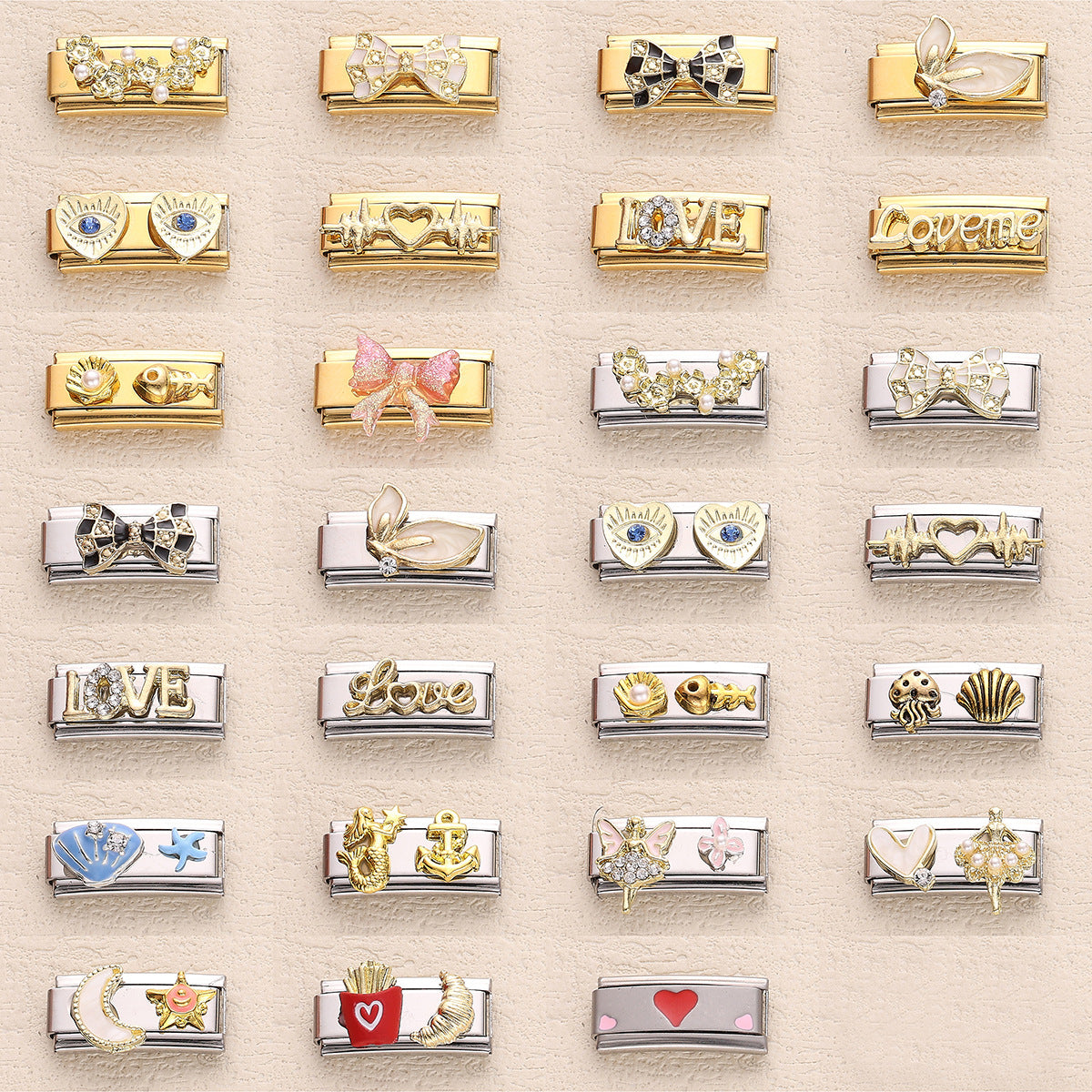 Bracelet de charme italien 10pcs 10 mm