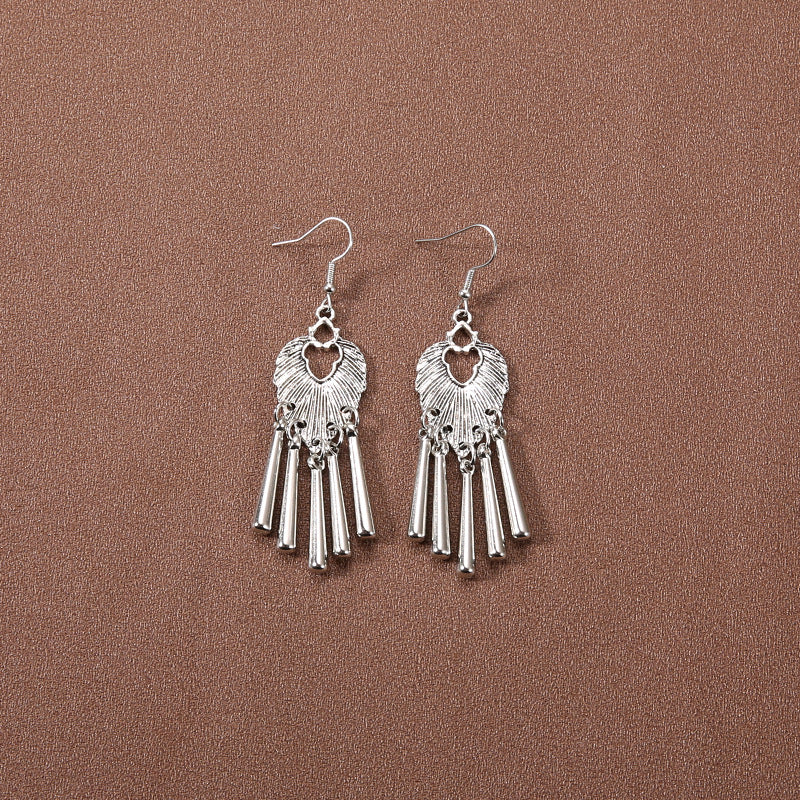 Wholesale Retro Tassel Long Earrings Ethnic Style Earrings ACC-ES-Gumi007