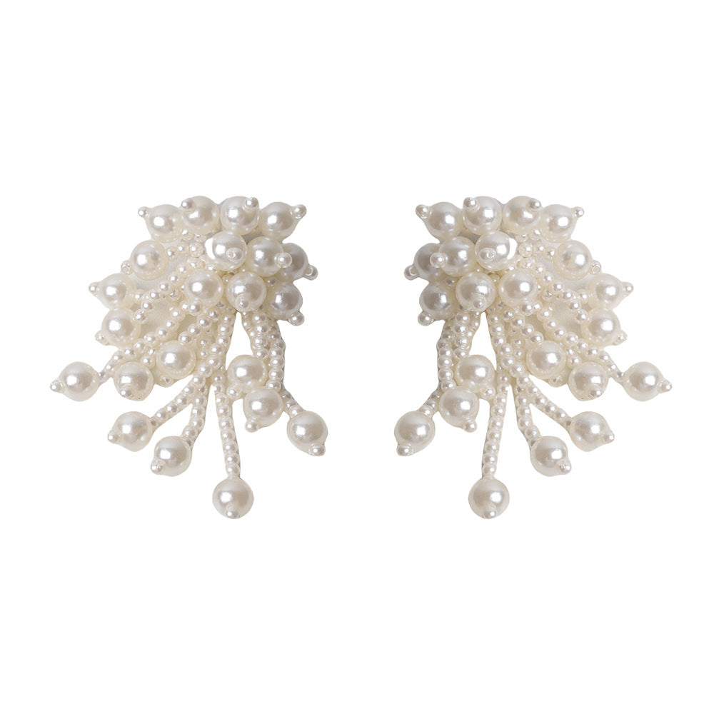 Wholesale  pearl tassel earrings