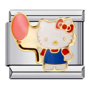 Wholesale Cute cartoon Italian module bracelet titanium steel welding oil dripping DIYCharms