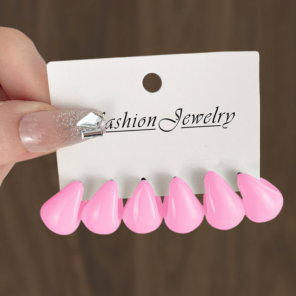 Wholesale Multicolor Earrings suit Personality Exaggerated Water Drops  Earrings