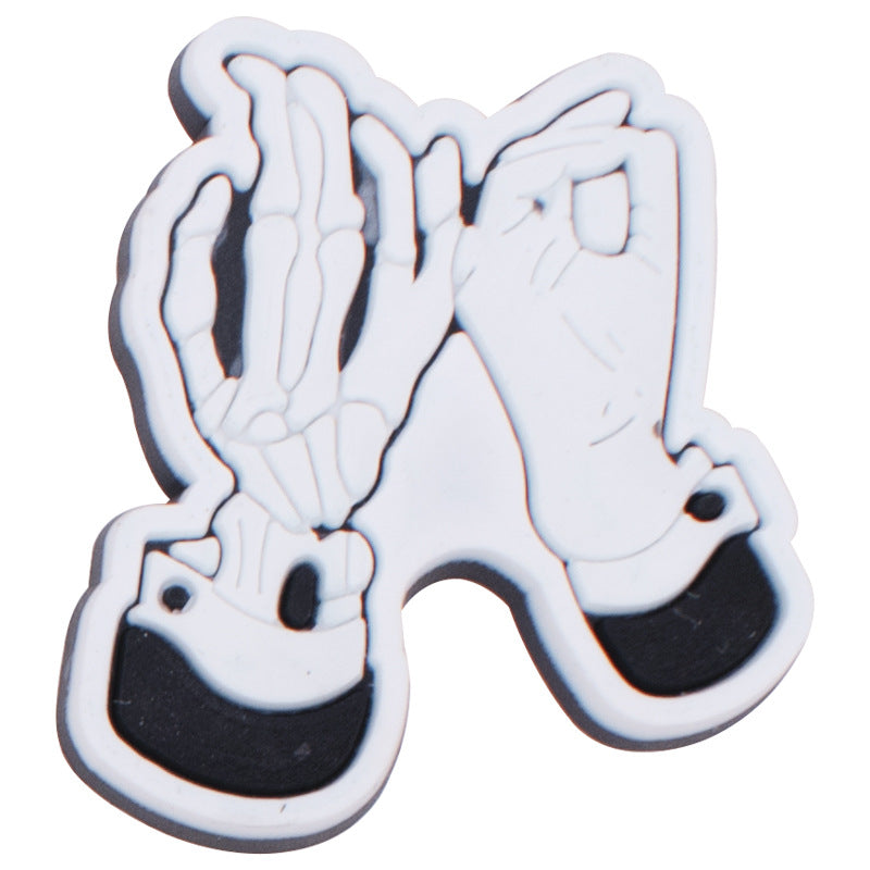 Wholesale  100pcs Random Halloween Carnival Party Shoes Accessories Shoes Charms