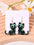 Boucles d'oreilles squelettes de chat fantôme en gros de l'Halloween
