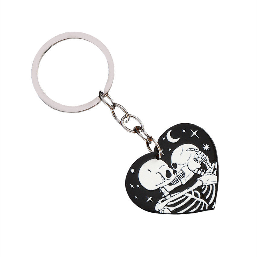 Wholesale  Skull Keychain Acrylic  Cherry Animal Keychain Bag Accessory Gift