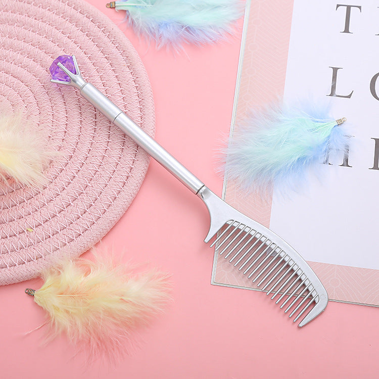 Wholesale Creative Diamond comb gel pen