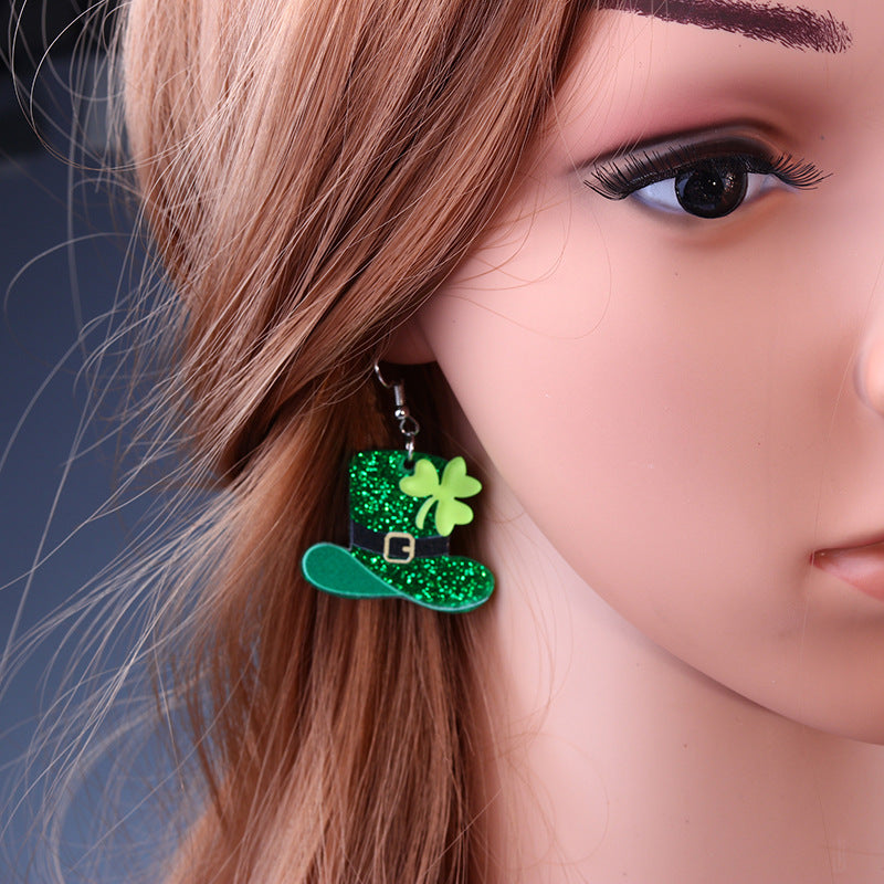 Wholesale  Skull Snake Frog Spliced Acrylic Earrings - Trendy Jewelry Accessory for Gift or Resale