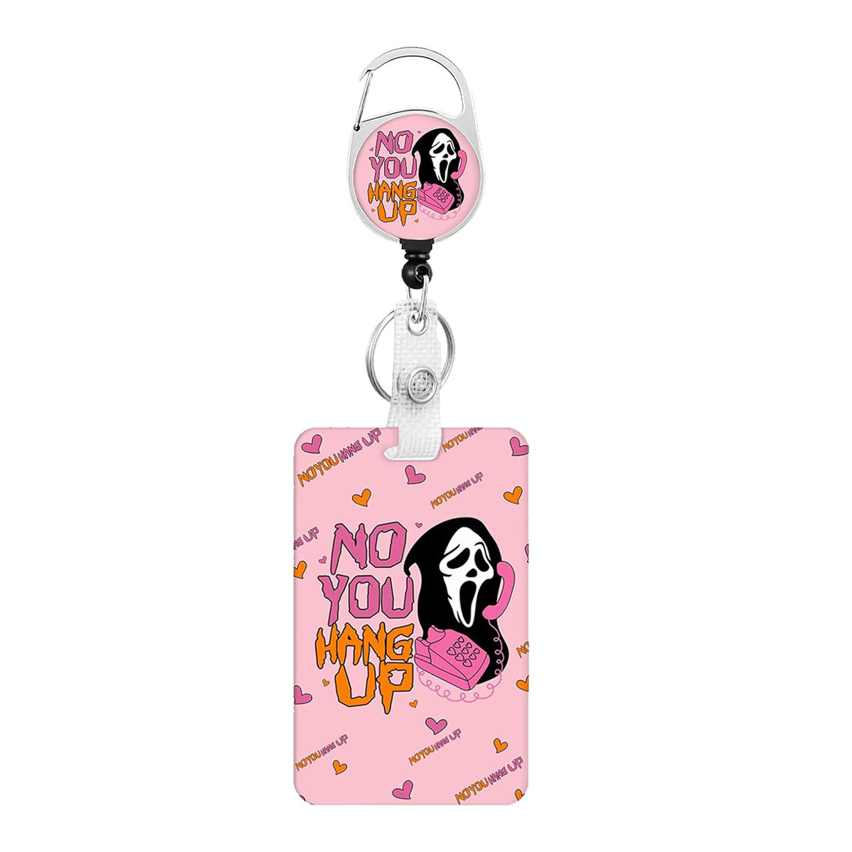 Wholesale Abs Telephone Skull Badge Carabiner Clip Jewelry Accessory  Gift